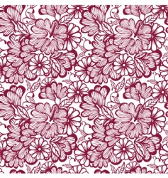 Pattern flower vector image
