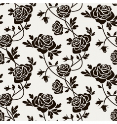 Rose seamless vector image