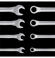 Spanner tools vector image