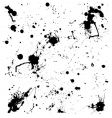 Grunge black splat ink vector image