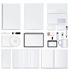 Corporate identity presentation vector image