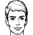 Attractive man vector image