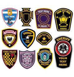 Emblem badge design vector image