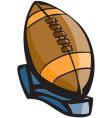 Football icon vector image