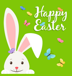 Happy easter elements for banner vector image