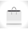 Shopping paper bag vector image