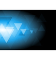 Dark blue tech background vector image