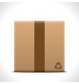 Cardboard box vector image
