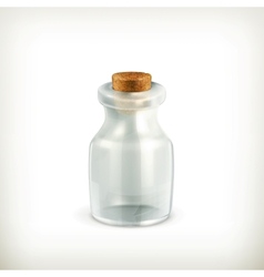 Empty jar icon Empty jar icon vector image