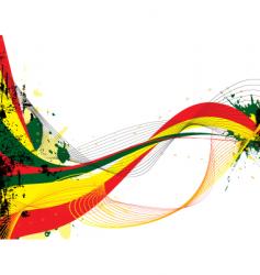Rasta flow vector image