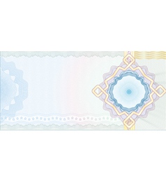Guilloche Background for Voucher vector image