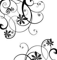 Gothic vine vector image