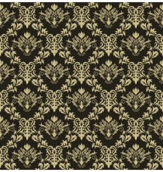 Damask pattern vector image