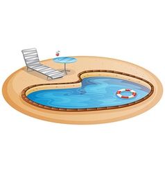 A swimming pool vector image