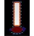Vertical neon vector image