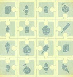 Ice Cream Pattern vector image