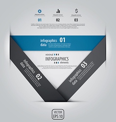 Infographics design vector image