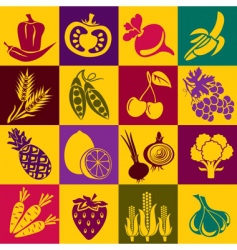 Fruitvegetables vector image