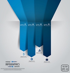 Line infographics vector image