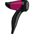 Hair dryer vector image