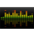Equalizer abstract background vector image
