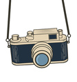 Retro camera vector image