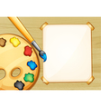 Painting setup vector image