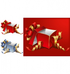 Gift box vector image