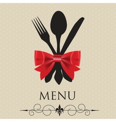 The concept of Restaurant menu vector image