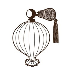 Vintage perfume bottle vector image