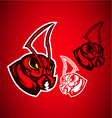 Ant red logo vector image