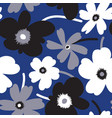 Elegant floral seamless pattern vector image
