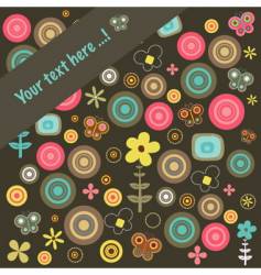 Floral pattern vector image