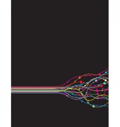 Line twist vector image