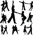 Dance people vector image