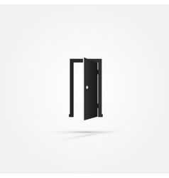 Open door icon vector image