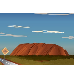 Landscape vector image