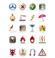 Dangers signs vector image
