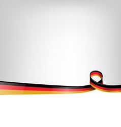 Background with germany flag vector image