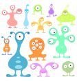 Space elements set vector image