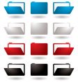 Folder icon vector image