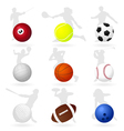 Sports balls vector image