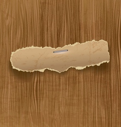 Torn paper background vector image