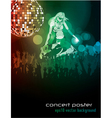 Concert poster vector image