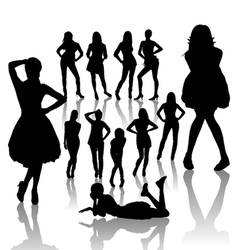 Woman vector image