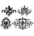 Classic royal heraldic emblem vector image