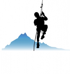 Climber vector image