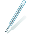 Clinical thermometer vector image