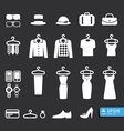 Elements of Clothing Store Icon vector image