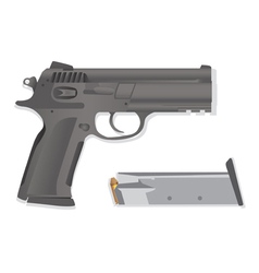 Handgun collection vector image